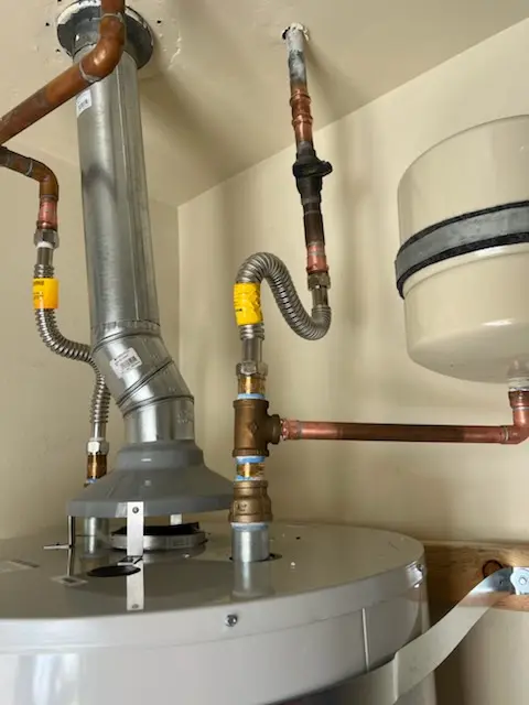 Water heater installation and plumbing repair in Prospect Park
